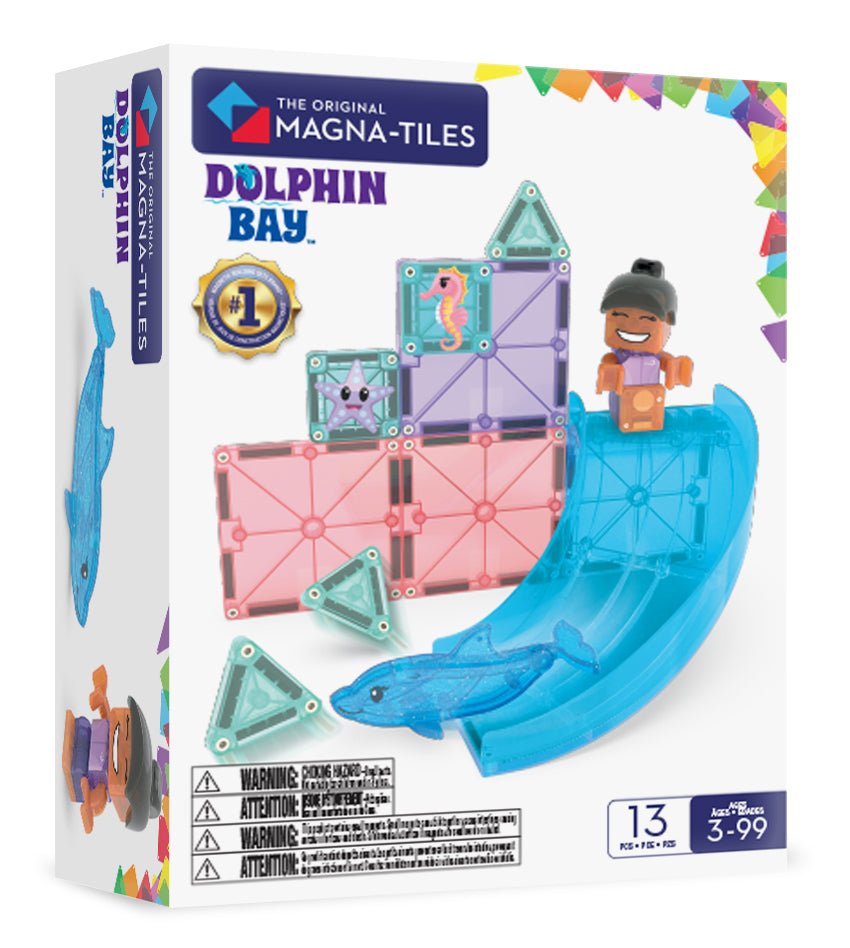 The Original MAGNA-TILES® Dolphin Bay 13-Piece Toy