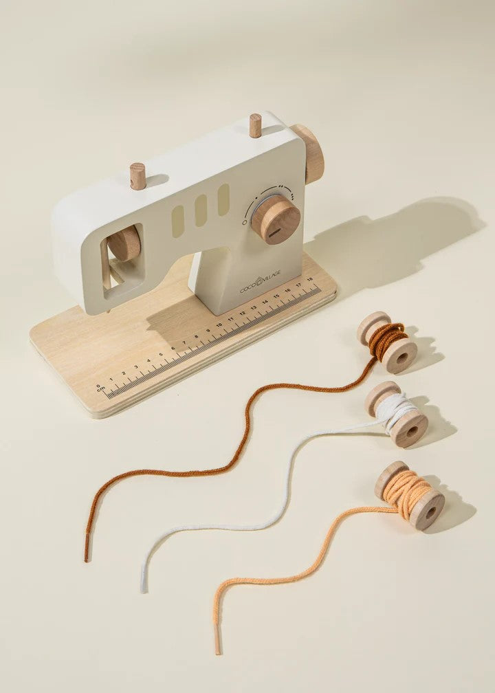 Coco Village Wooden Sewing Machine Playset Toy - Image 3