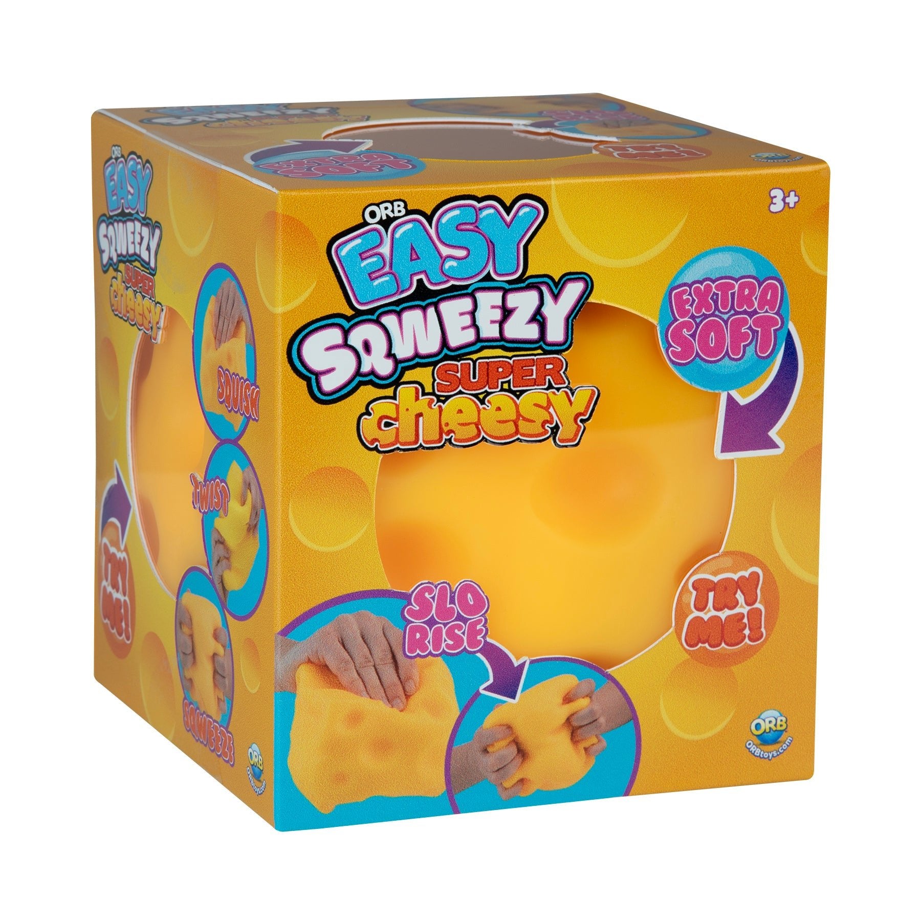 Orb Factory Easy Sqweezy Super Cheese Toy