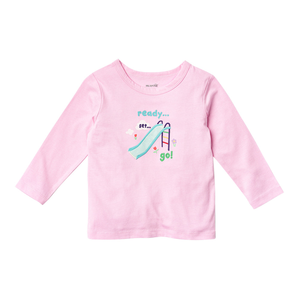 Ms.Rachel Long Sleeve Tees - Yellow / 3-4y - Image 4