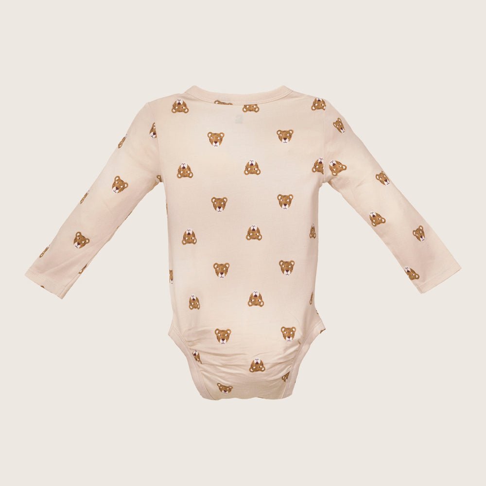 rise little earthling LS Graphic Bodysuit BUHON00 - Tapioca / 0-3m - Image 8