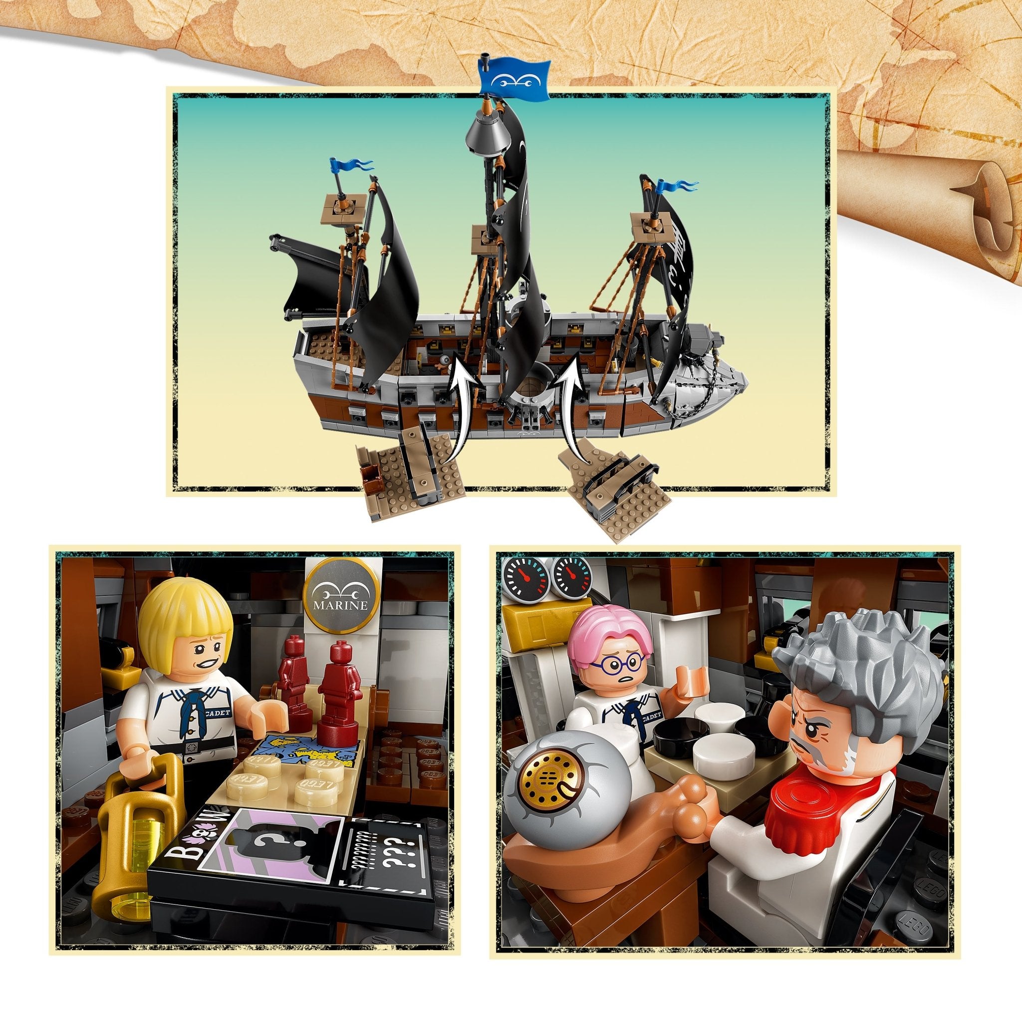 LEGO® ONE PIECE Garp's Marine Battleship 75646 Toy - Image 3