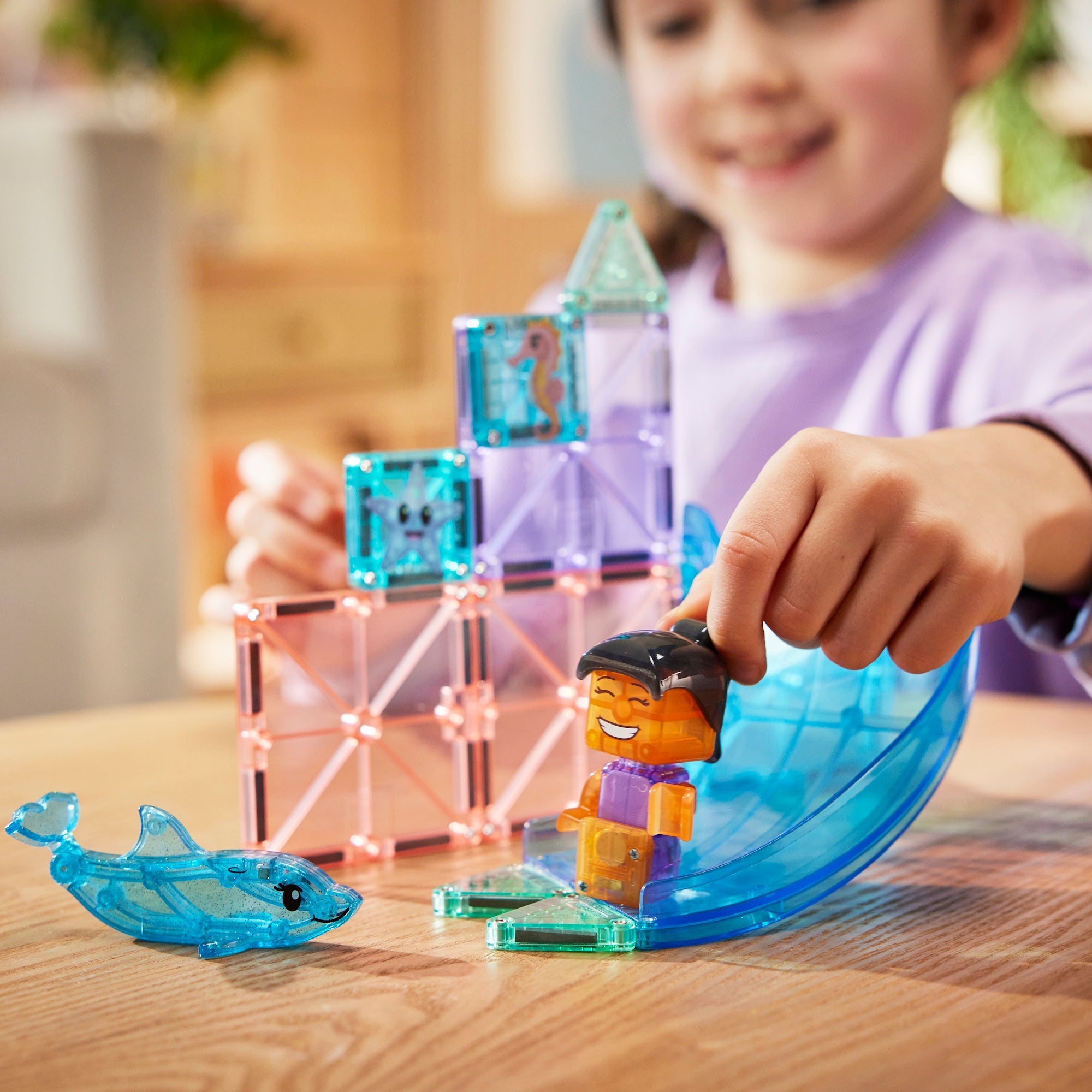 The Original MAGNA-TILES® Dolphin Bay 13-Piece Toy - Image 7