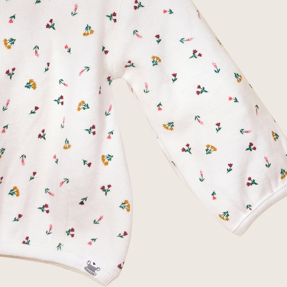 rise little earthling Crew Graphic Top - White / 18-24m - Image 2
