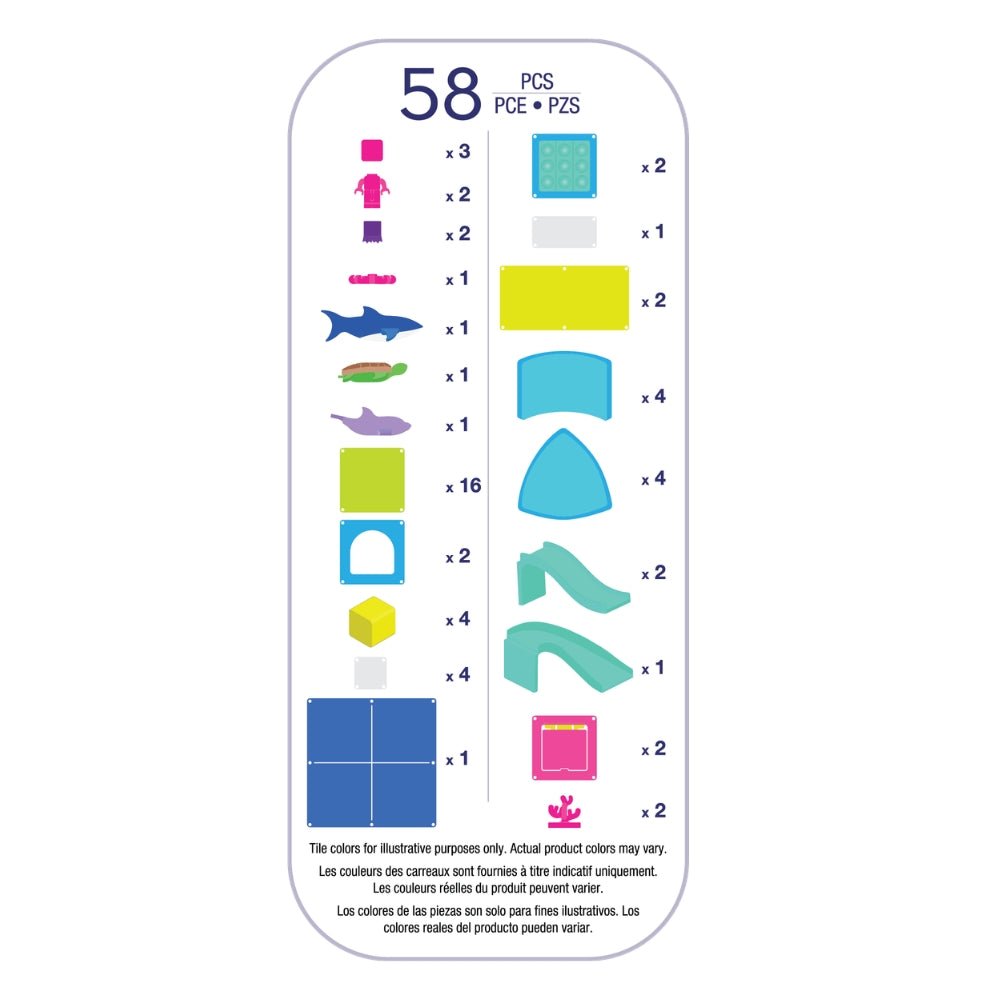 The Original MAGNA-TILES® Undersea Adventure 58-Piece Toy - Image 9