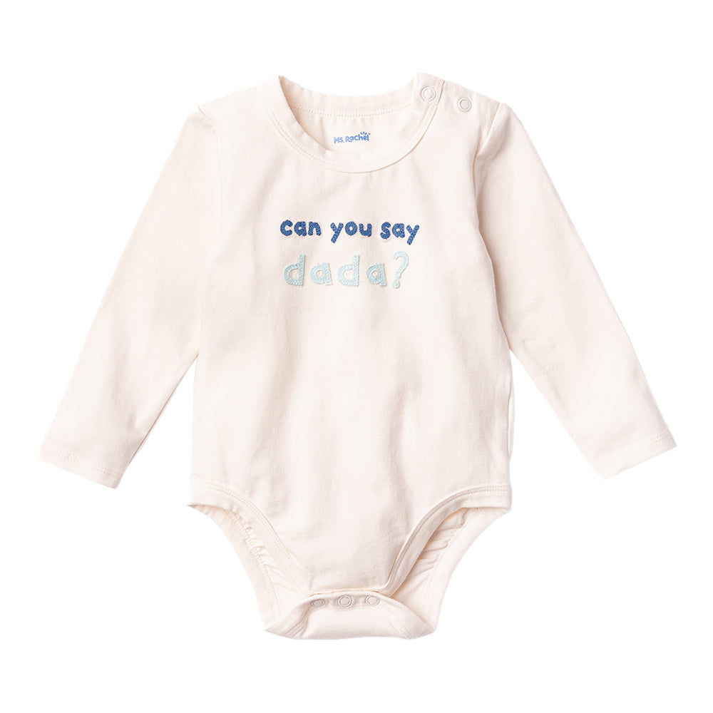 Ms.Rachel Long Sleeve Bodysuit - White/Red / 18-24m - Image 4