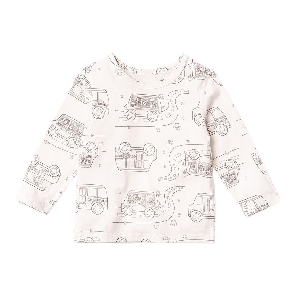 Ms.Rachel Colour Me Tee - School Bus / 3-4y