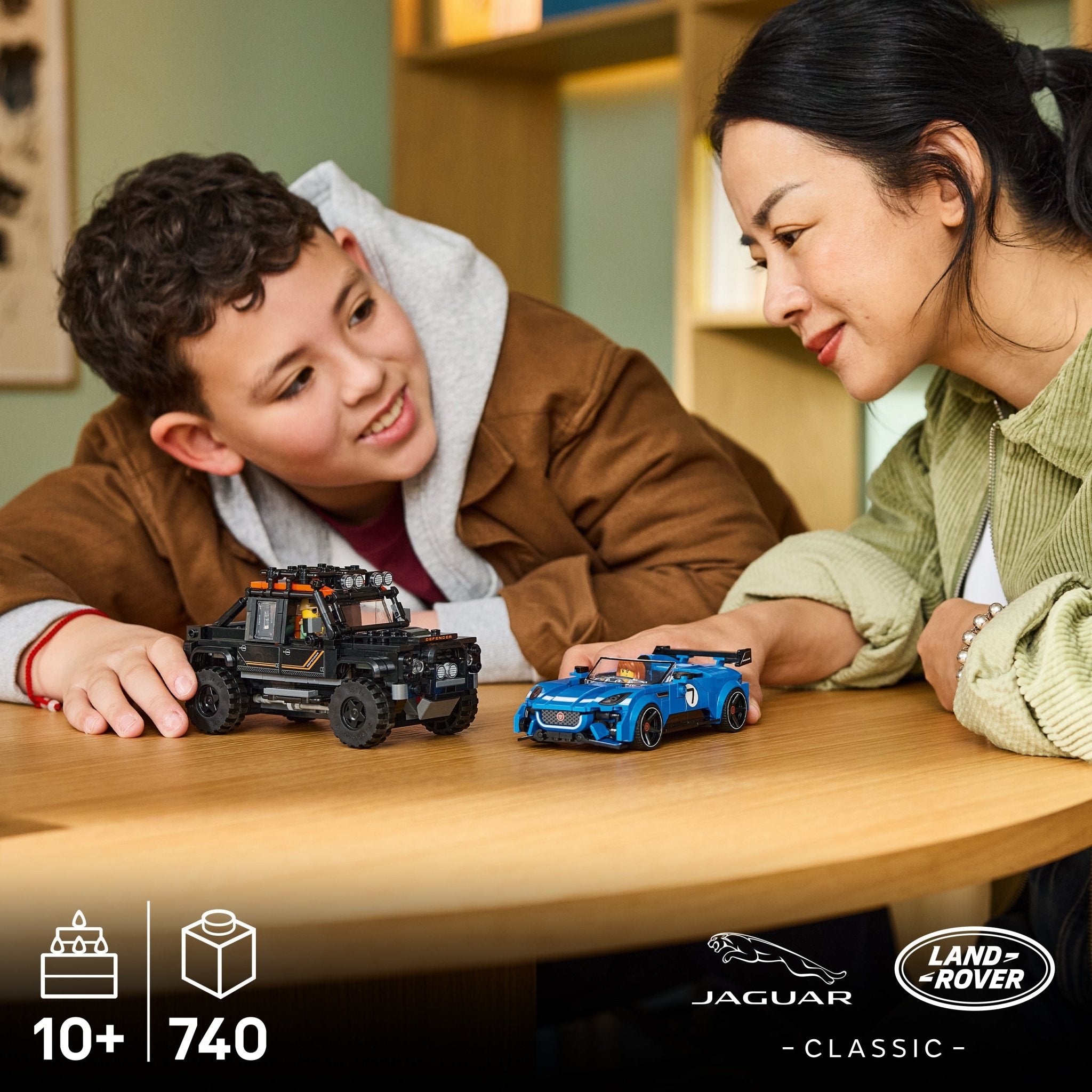 LEGO® Speed Champions Jaguar Project 7 & Land Rover Defender 77264 Toy - Image 2