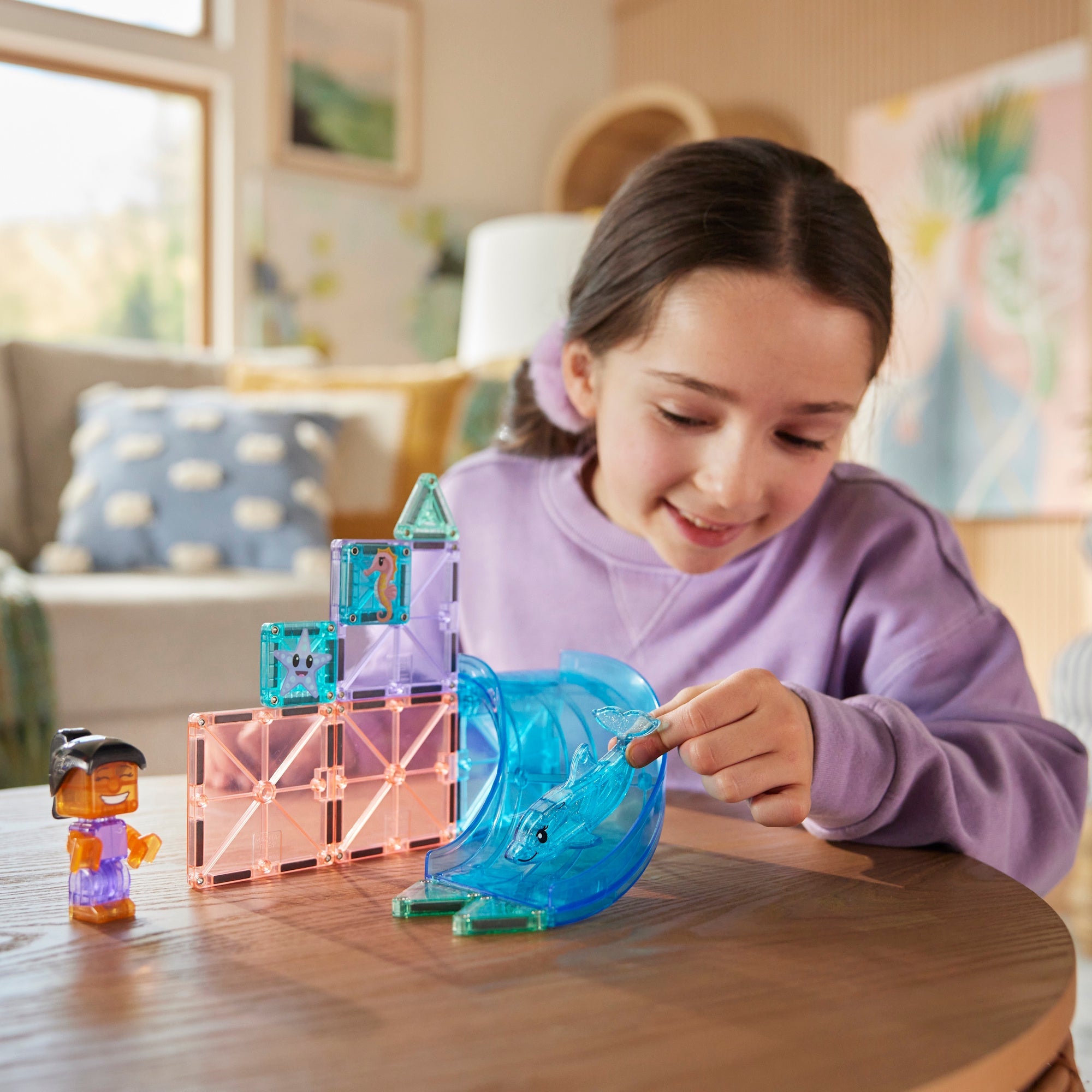 The Original MAGNA-TILES® Dolphin Bay 13-Piece Toy - Image 6