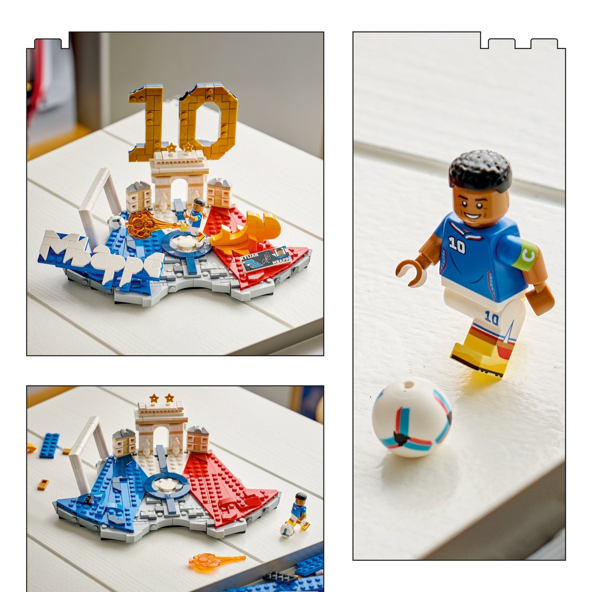 LEGO® Editions Kylian Mbappé – Soccer Highlights 43013 Toy - Image 3