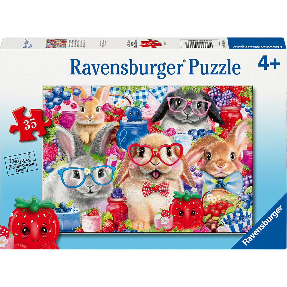 Ravensburger Bunnies Berries 35pc Puzzle - Image 4