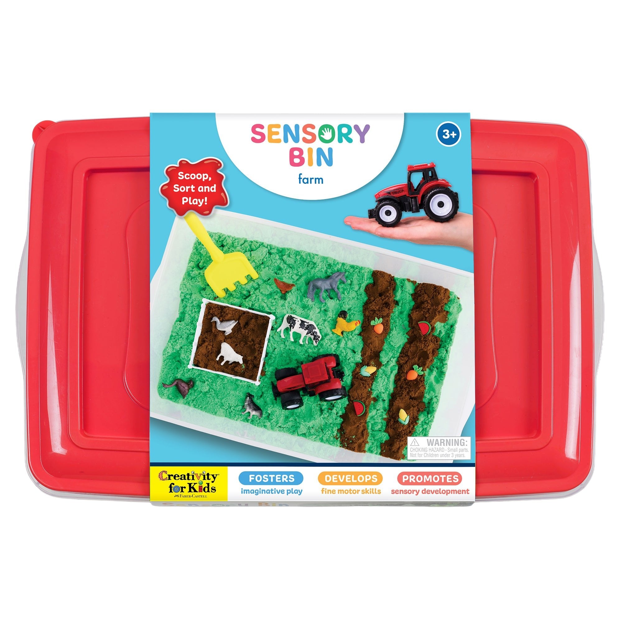 Creativity for Kids Sensory Bin Farm Lid