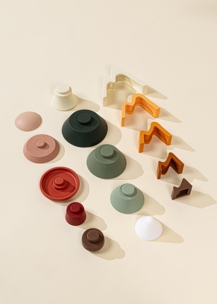 Coco Village Silicone Stackable Forest Set (16 pcs) Toy - Image 3