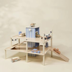 Coco Village Oversized Wooden Parking Garage Playset Toy
