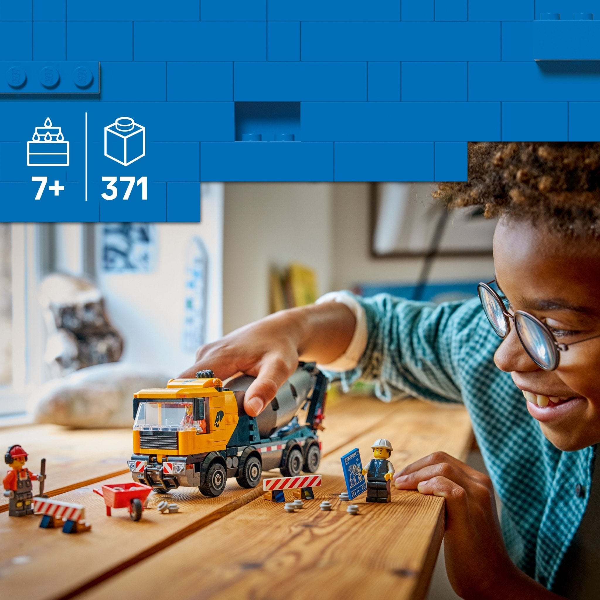 LEGO® City LEGO® Cement Mixer 60478 Toy - Image 3