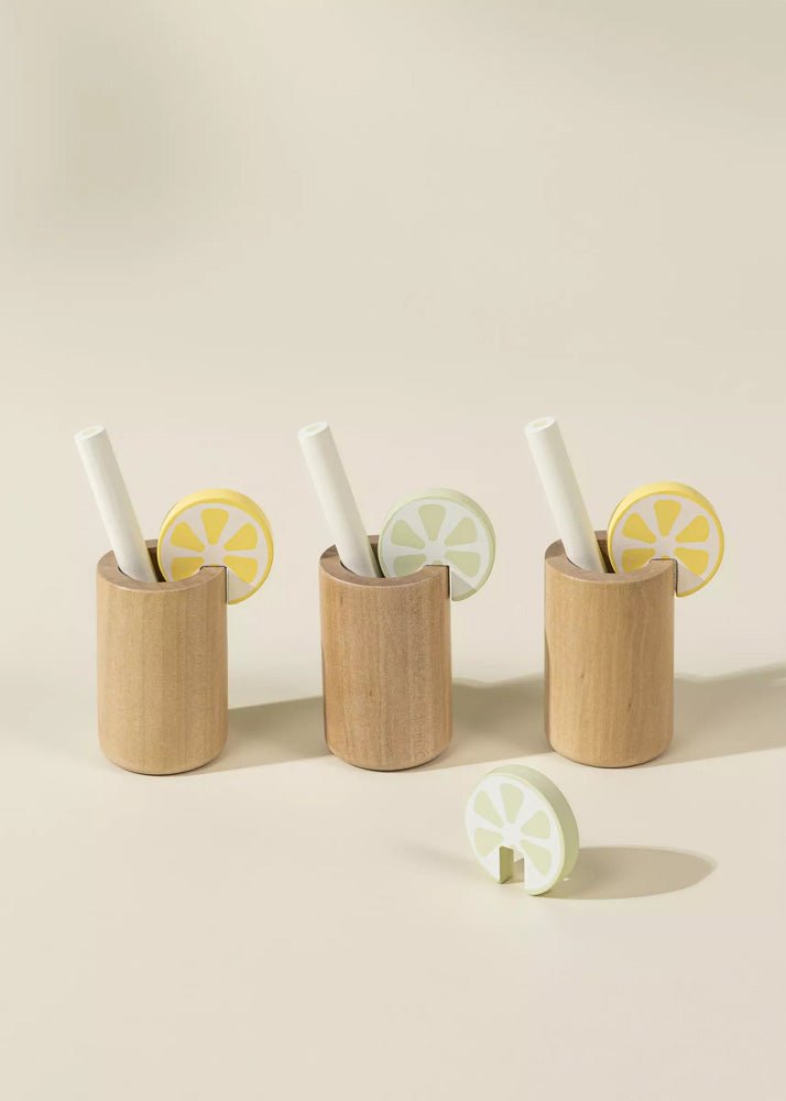 Coco Village Wooden Lemonade Playset and Accessories Glass - Image 3