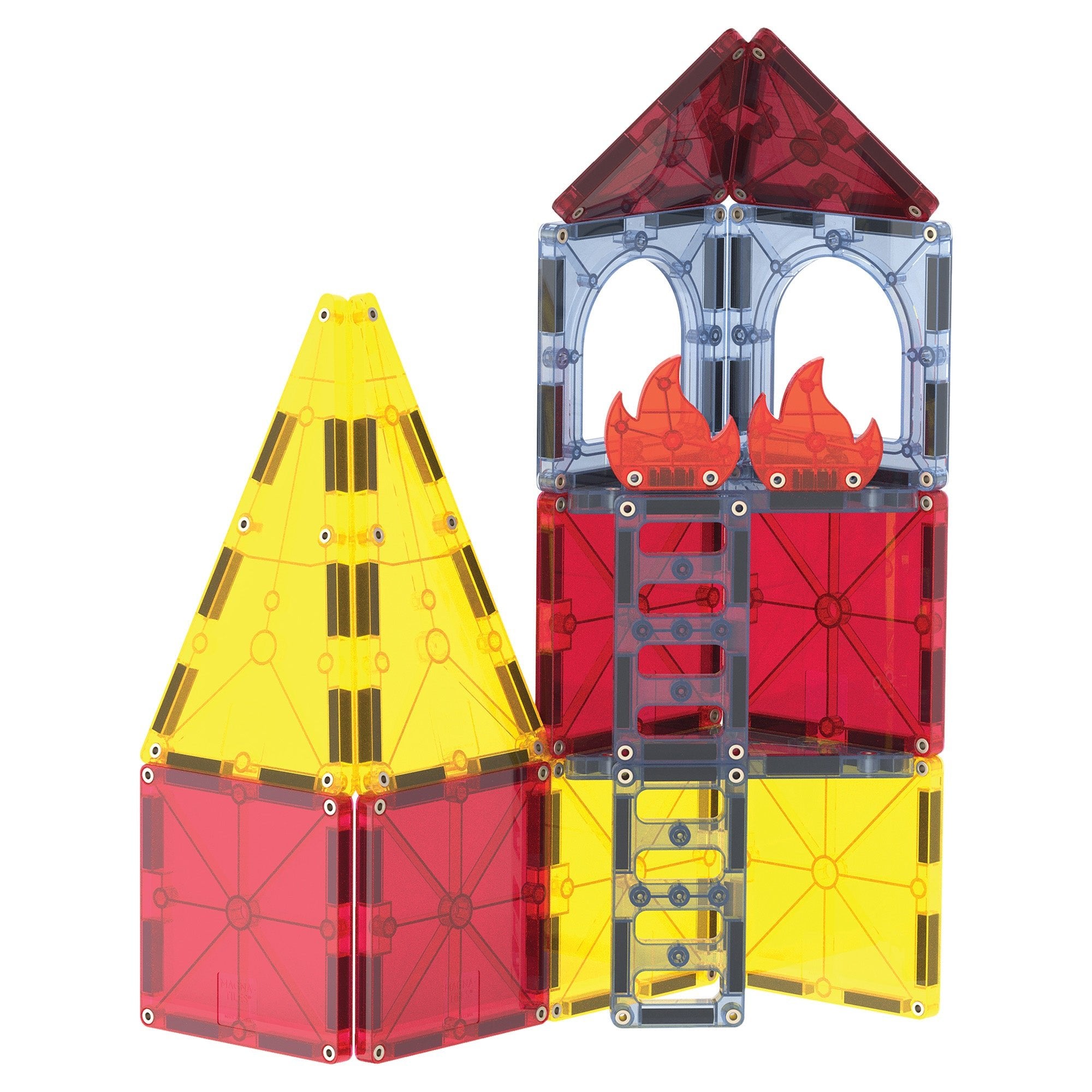 MAGNA-TILES® Fire Rescue 27-Piece Toy - Image 4
