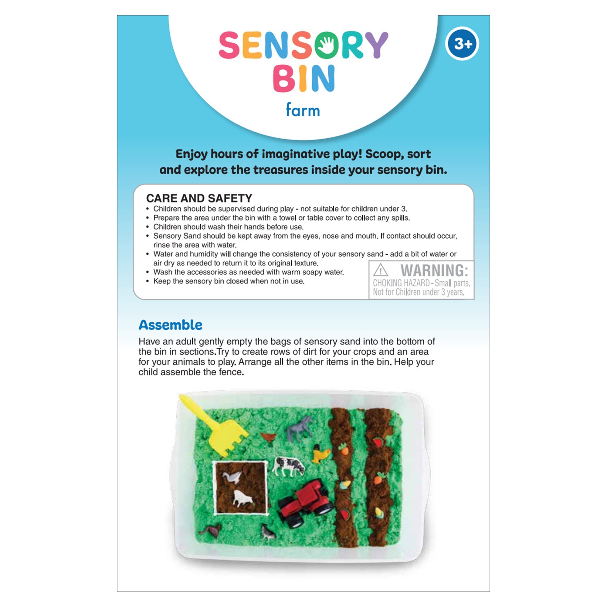 Creativity for Kids Sensory Bin Farm Lid - Image 4