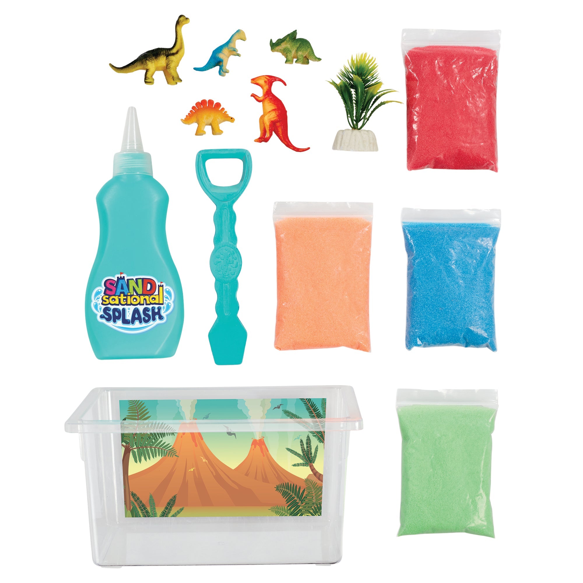 Sandsational Splash Dino Water World Bottle - Image 2