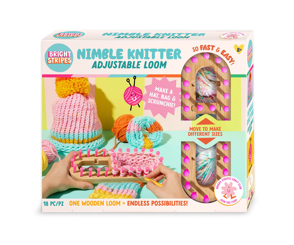 Bright Stripes Nimble Knitter Bag - Image 4