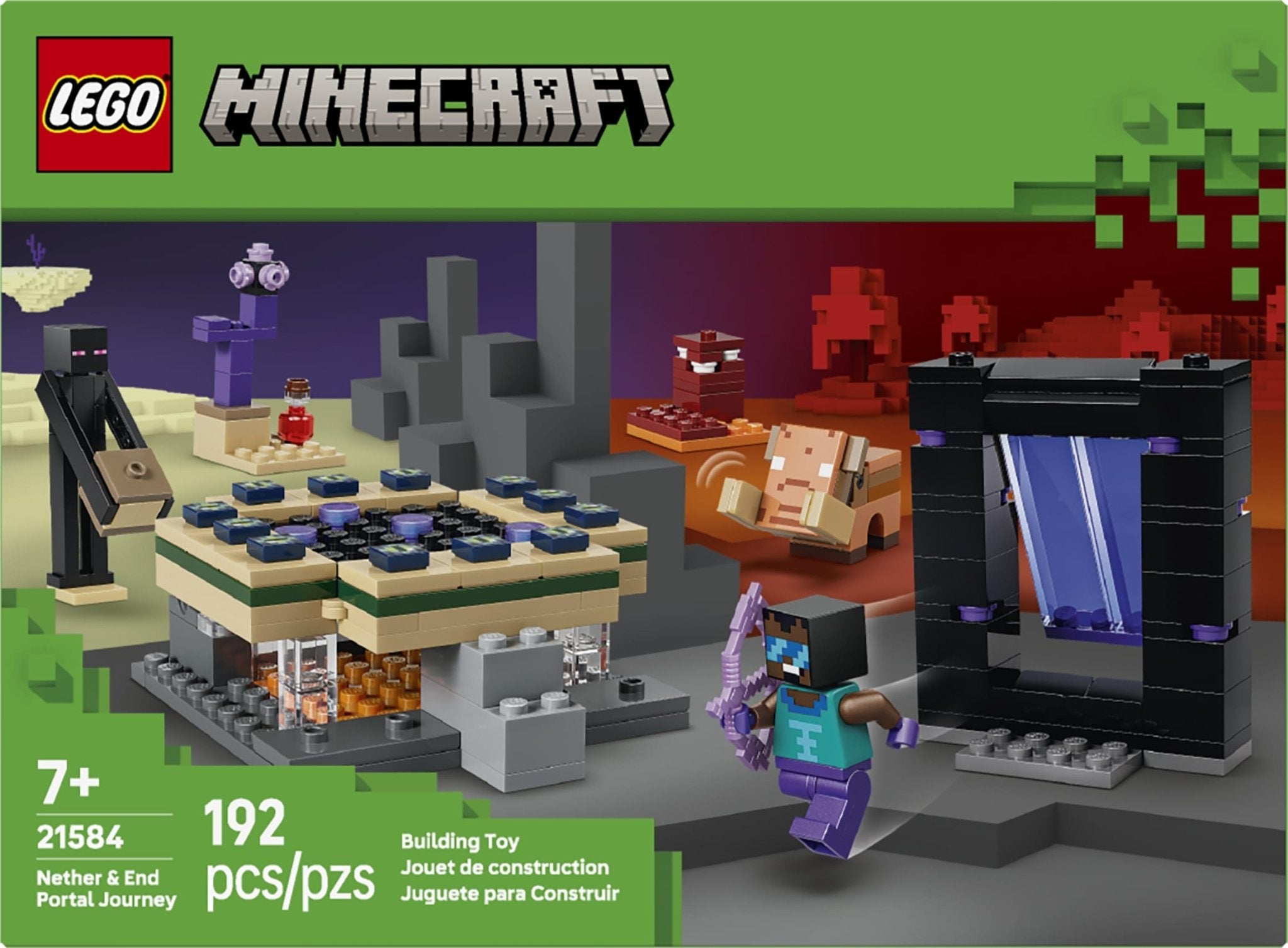 LEGO® Minecraft LEGO® Nether & End Portal Journey 21584 Toy - Image 3