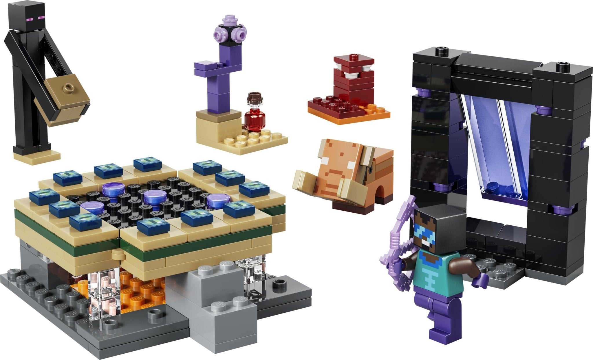 LEGO® Minecraft LEGO® Nether & End Portal Journey 21584 Toy - Image 2