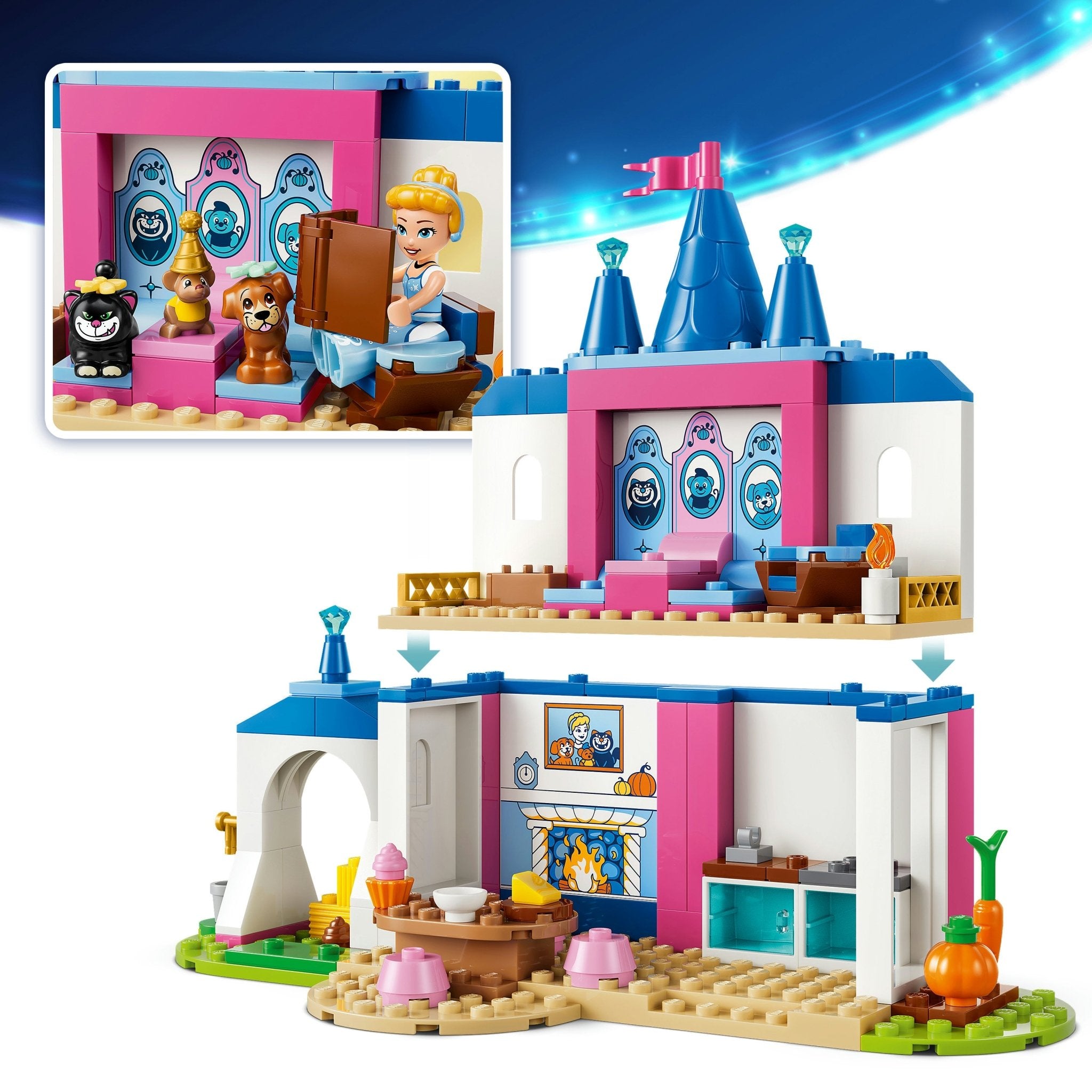 LEGO® Disney Princess Cinderella Animal Friends Castle 43283 Toy - Image 5