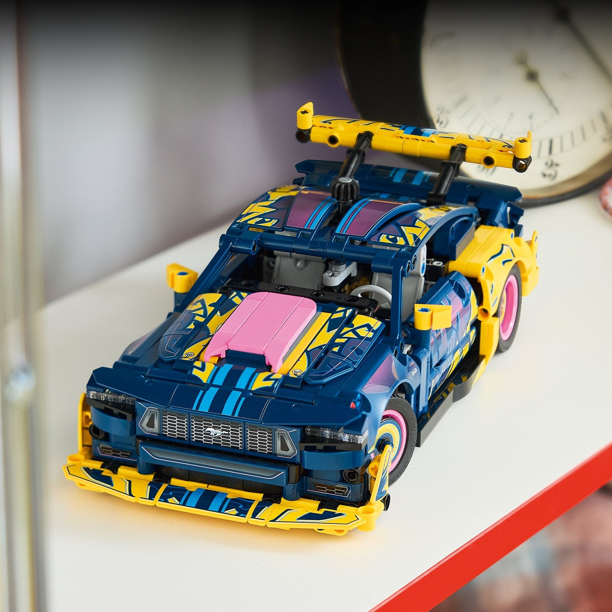LEGO® Technic Custom Garage Ford Mustang GT Car 42236 Toy - Image 6