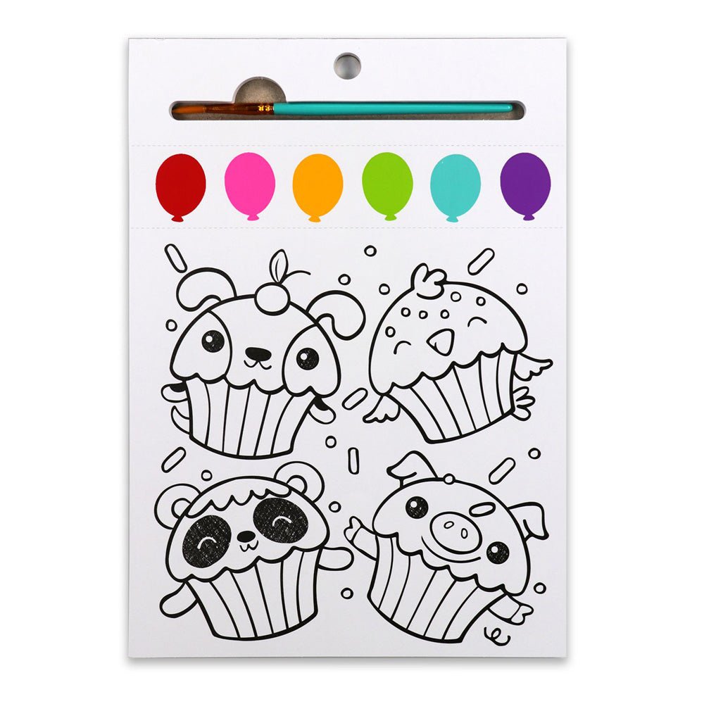 Bright Stripes Paint Pages: Party Animals Brush - Image 2