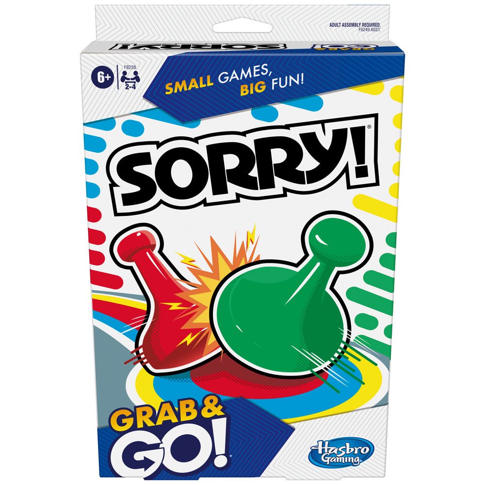 Hasbro Sorry! Grab and Go Game Basket