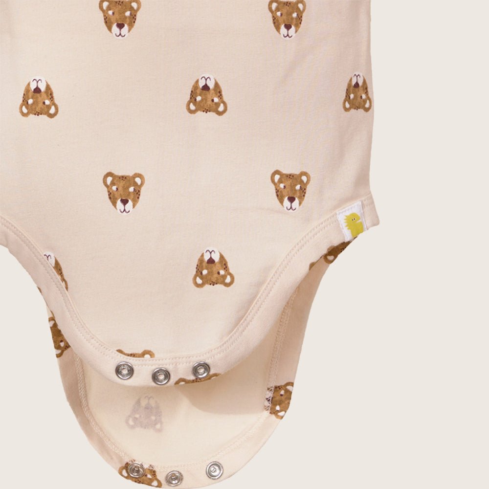 rise little earthling LS Graphic Bodysuit BUHON00 - Tapioca / 0-3m - Image 7