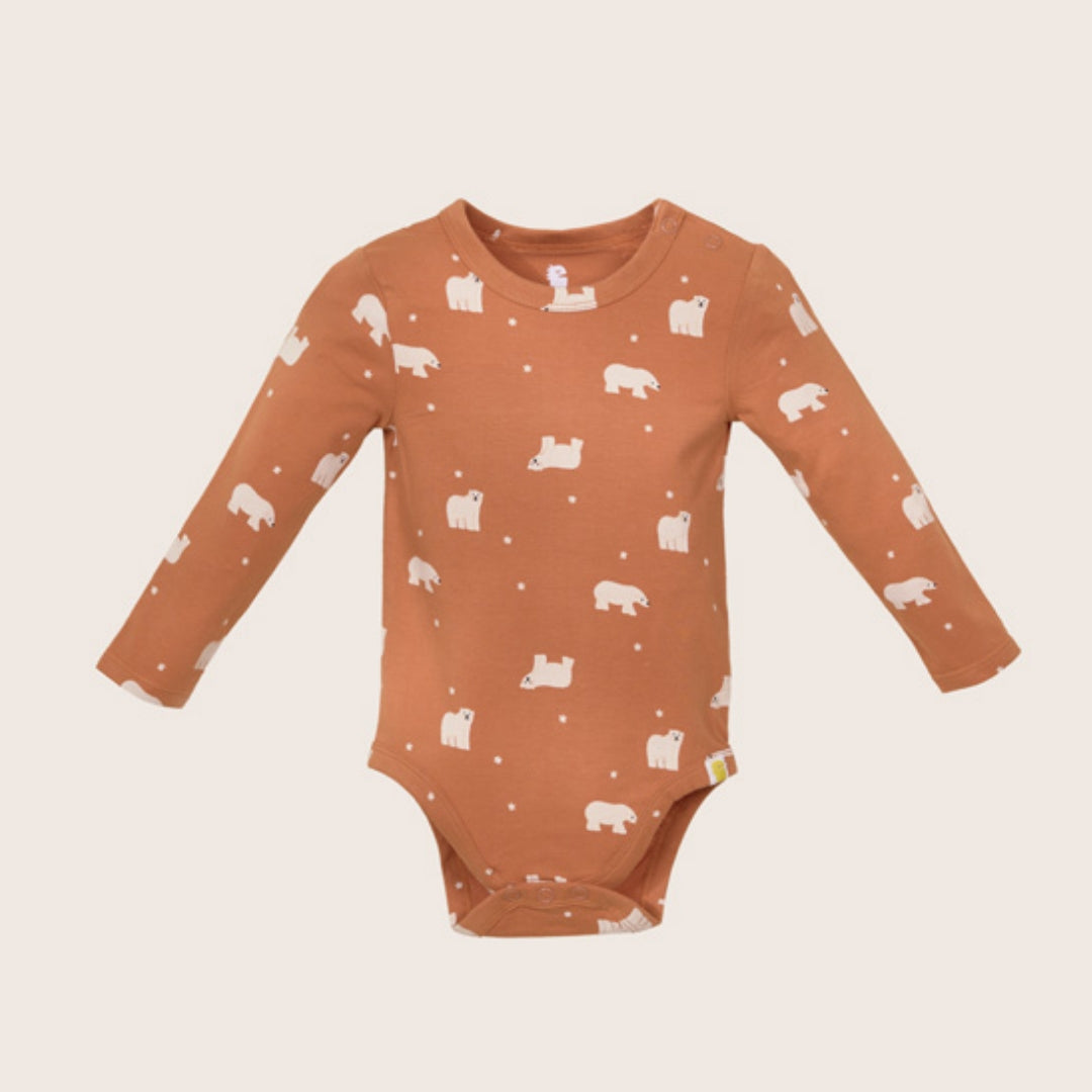rise little earthling LS Graphic Bodysuit BUHON00 - Tapioca / 0-3m - Image 14