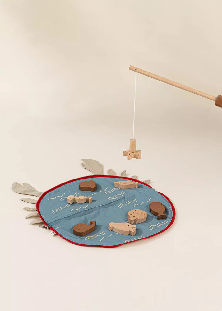 Coco Village Wooden Fishing Game with Bag Puzzle - Image 10