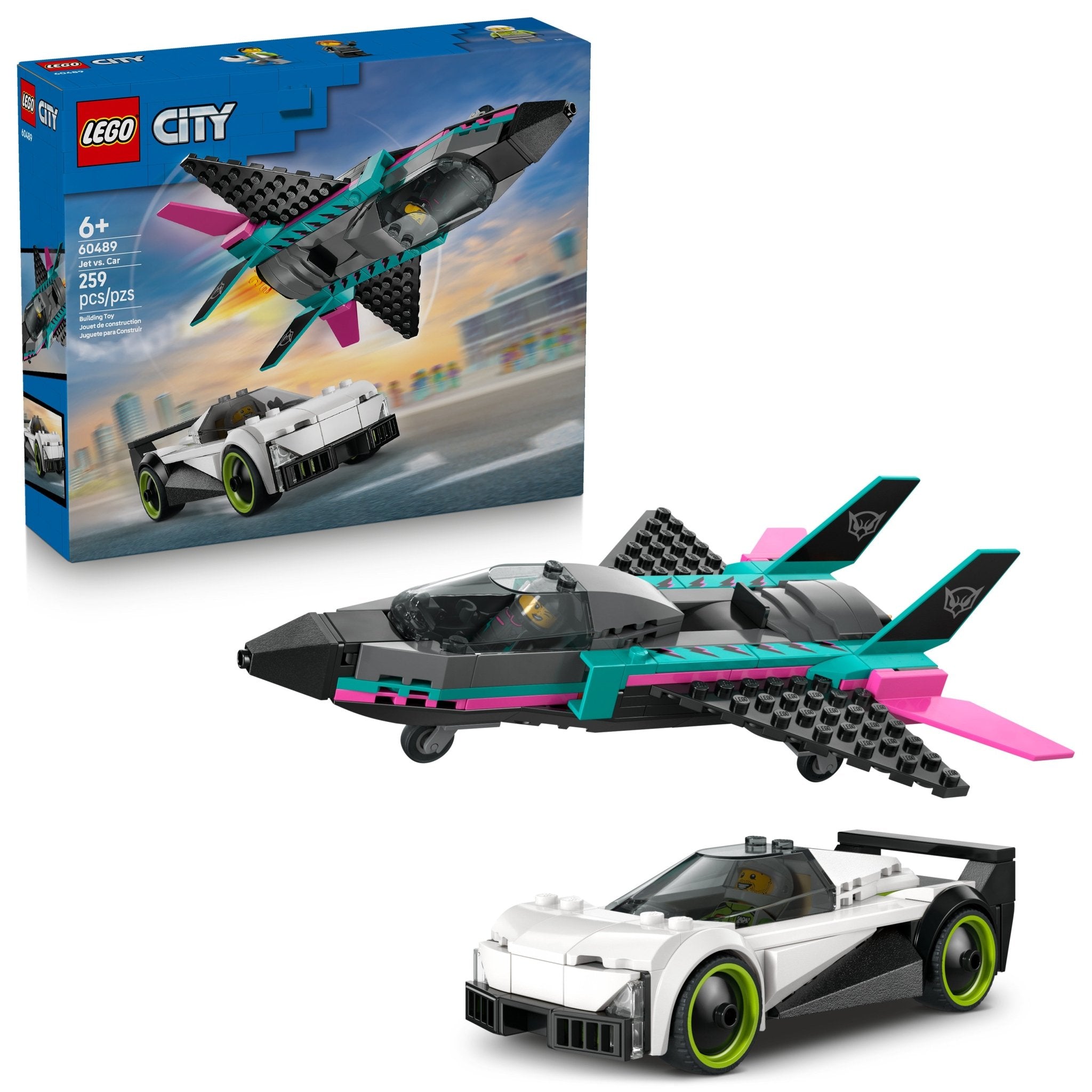 LEGO® City LEGO® Jet vs. Car 60489 Toy