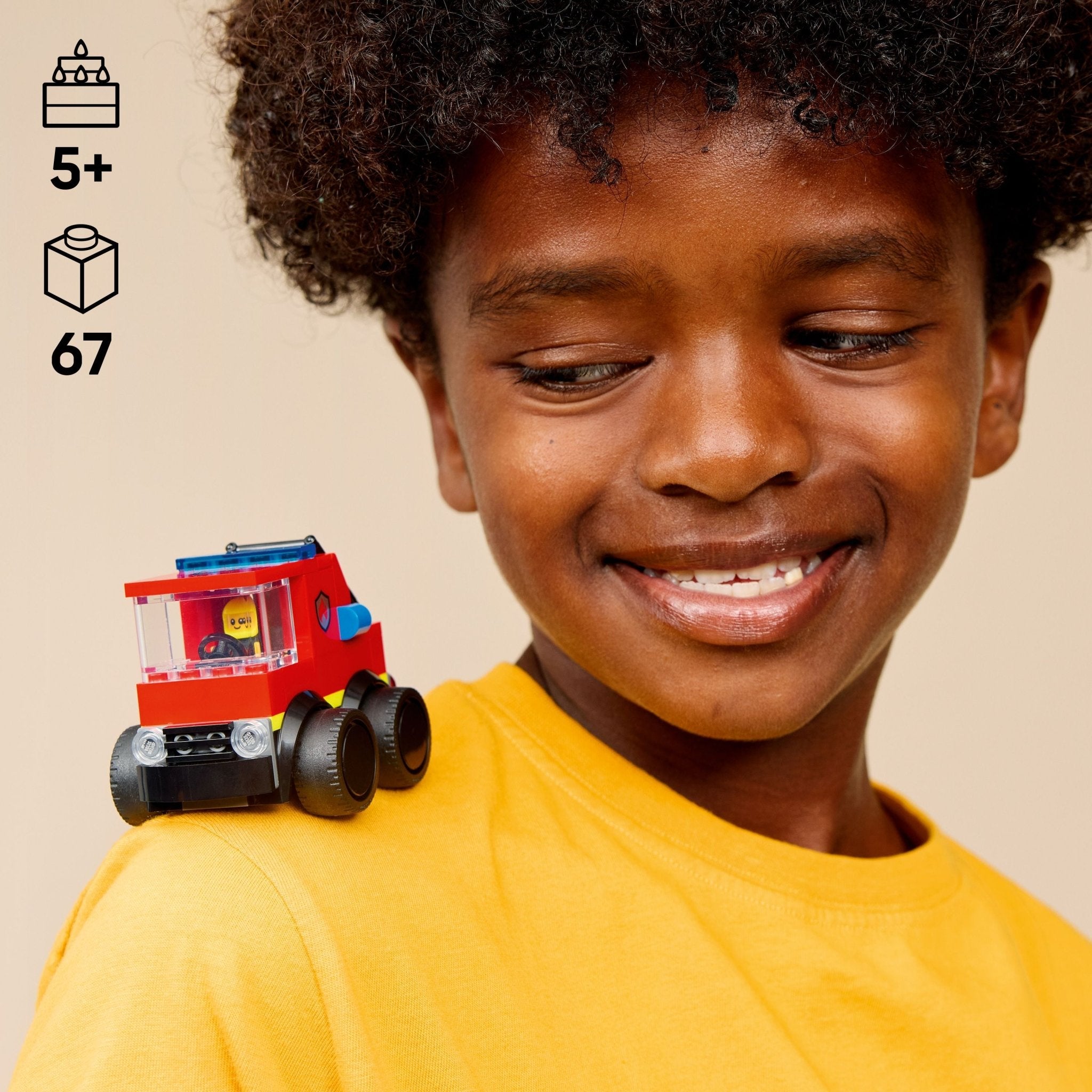 LEGO® City LEGO® Rides – Fire Truck 60482 Toy - Image 3