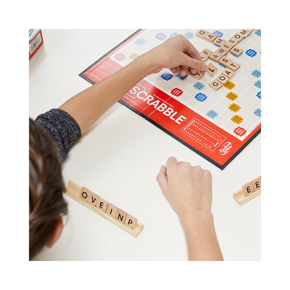Hasbro Scrabble Classic Board Game Rack - Image 5