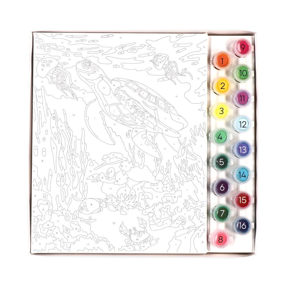 Bright Stripes iHeartArt Paint By Numbers- Amazing Ocean Brush - Image 6