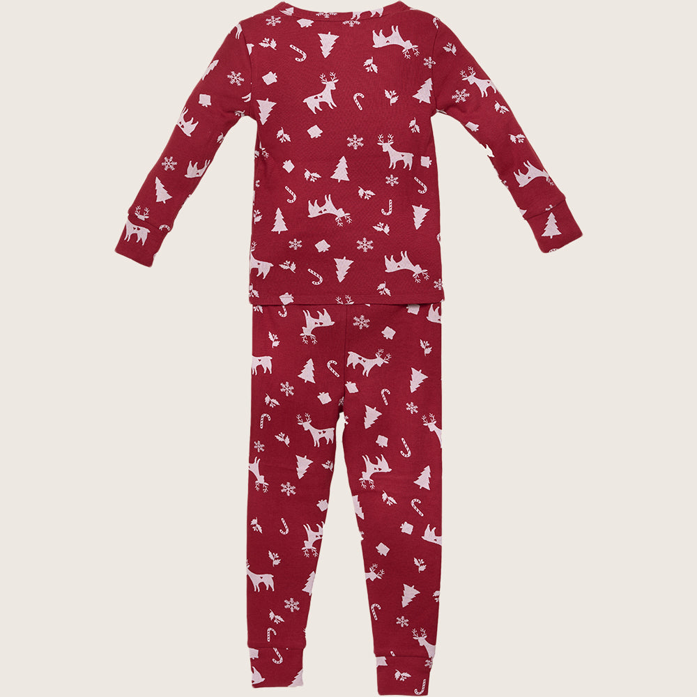 rise little earthling Holiday Sleep Set TGHSL00 - Red Plaid / 12-18m - Image 15