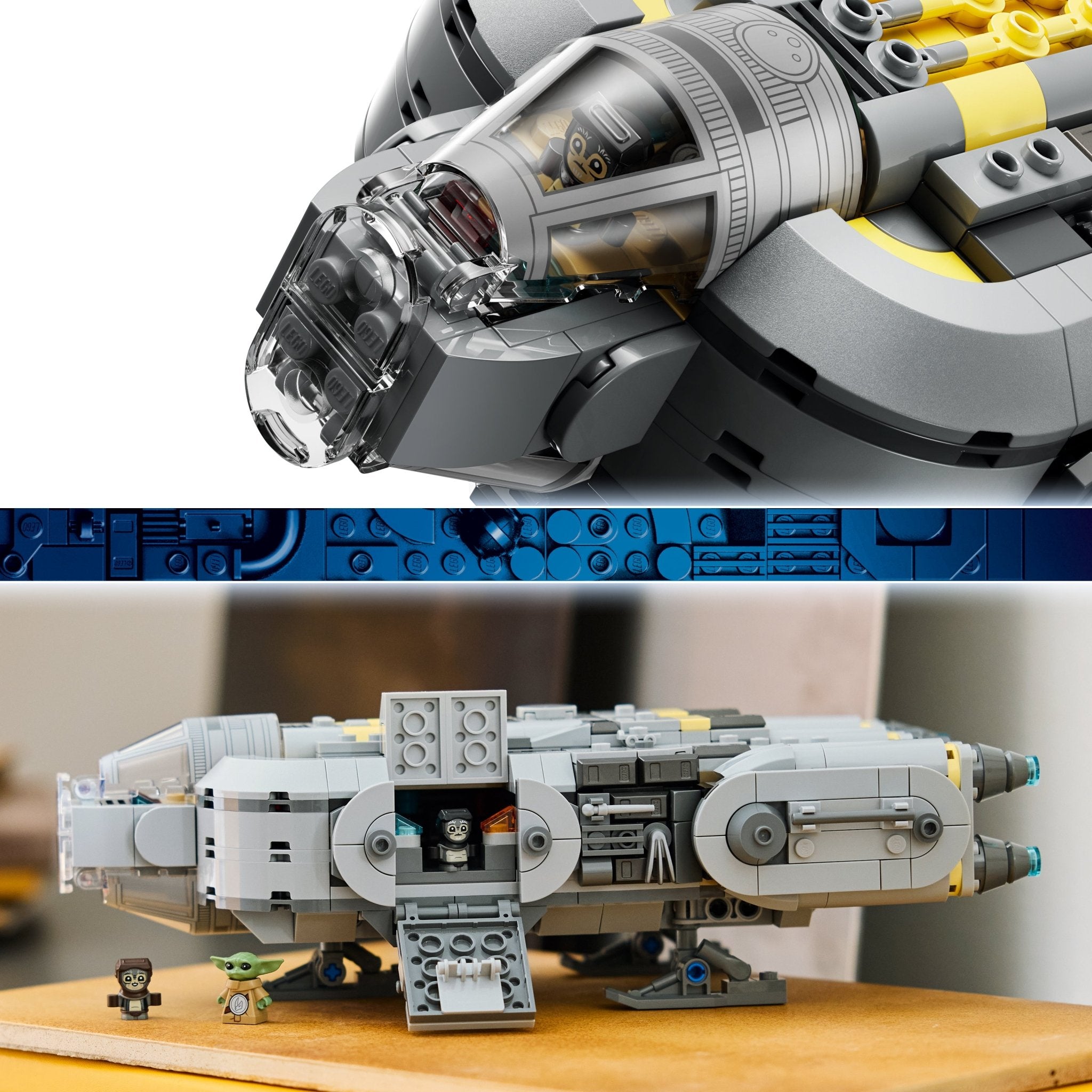 LEGO® Star Wars: The Mandalorian and Grogu Anzellan Starship 75445 Toy - Image 5