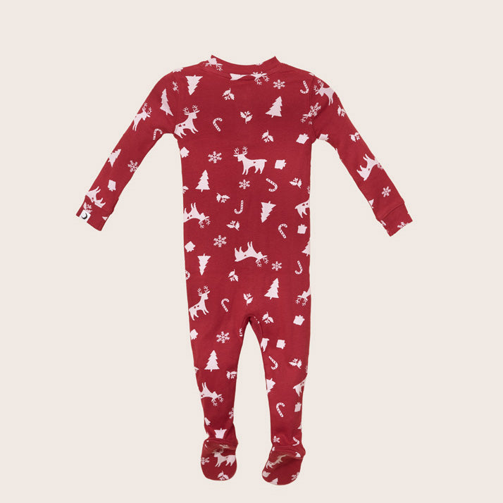 rise little earthling Holiday Sleeper BUHSL00 - Dark Green / 3-6m - Image 7