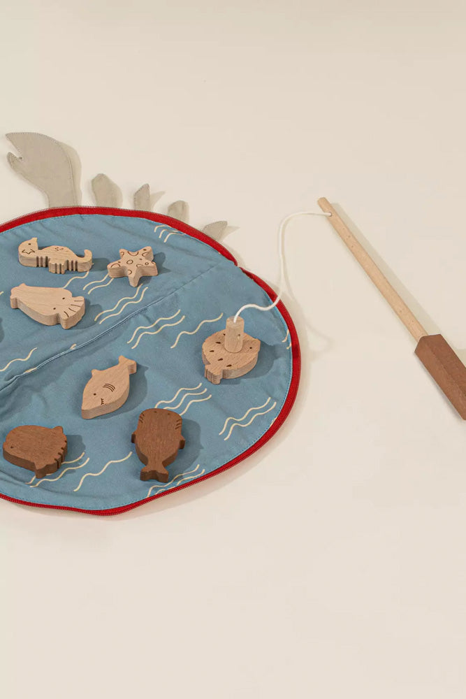 Coco Village Wooden Fishing Game with Bag Puzzle - Image 12