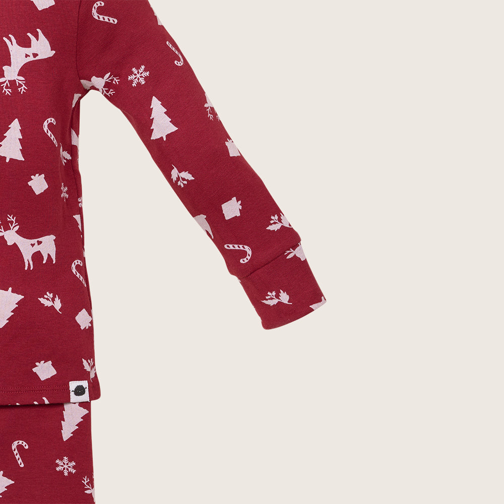 rise little earthling Holiday Sleep Set TGHSL00 - Red Plaid / 12-18m - Image 14