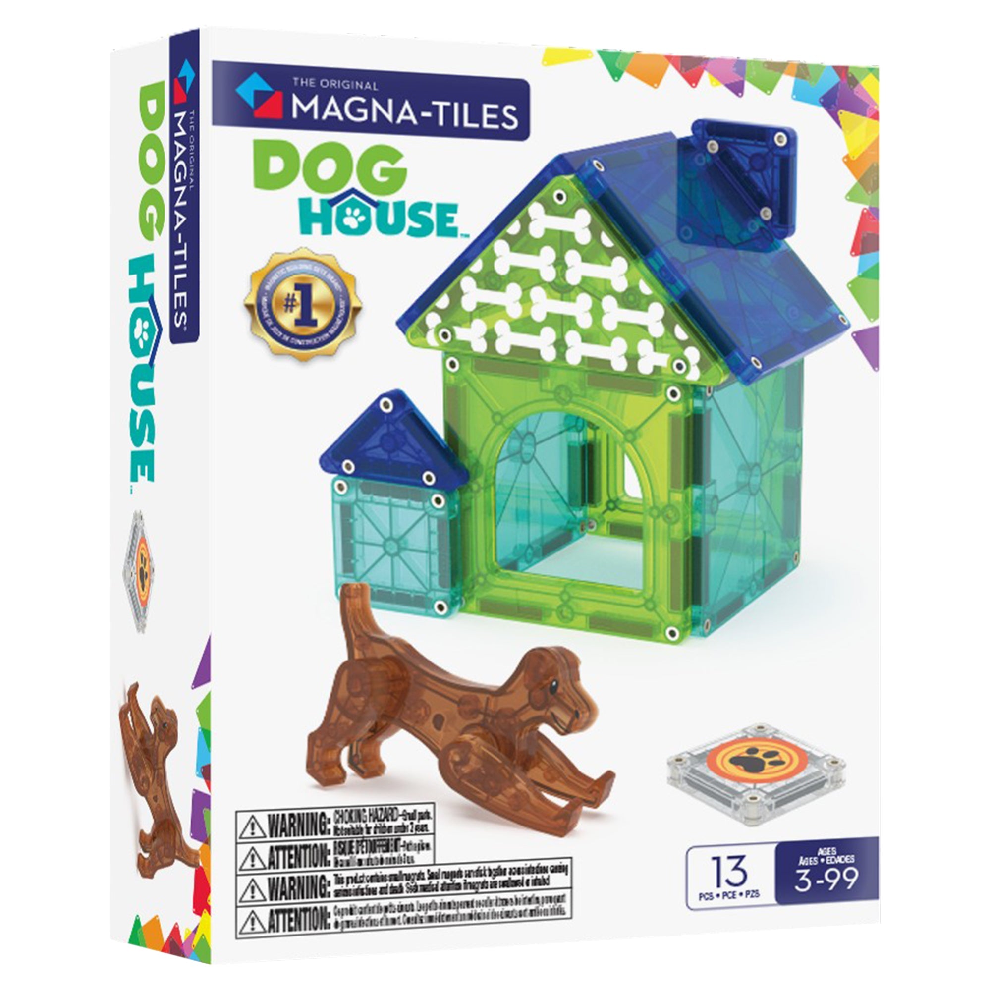 MAGNA-TILES® Dog House 13-Piece Bowl
