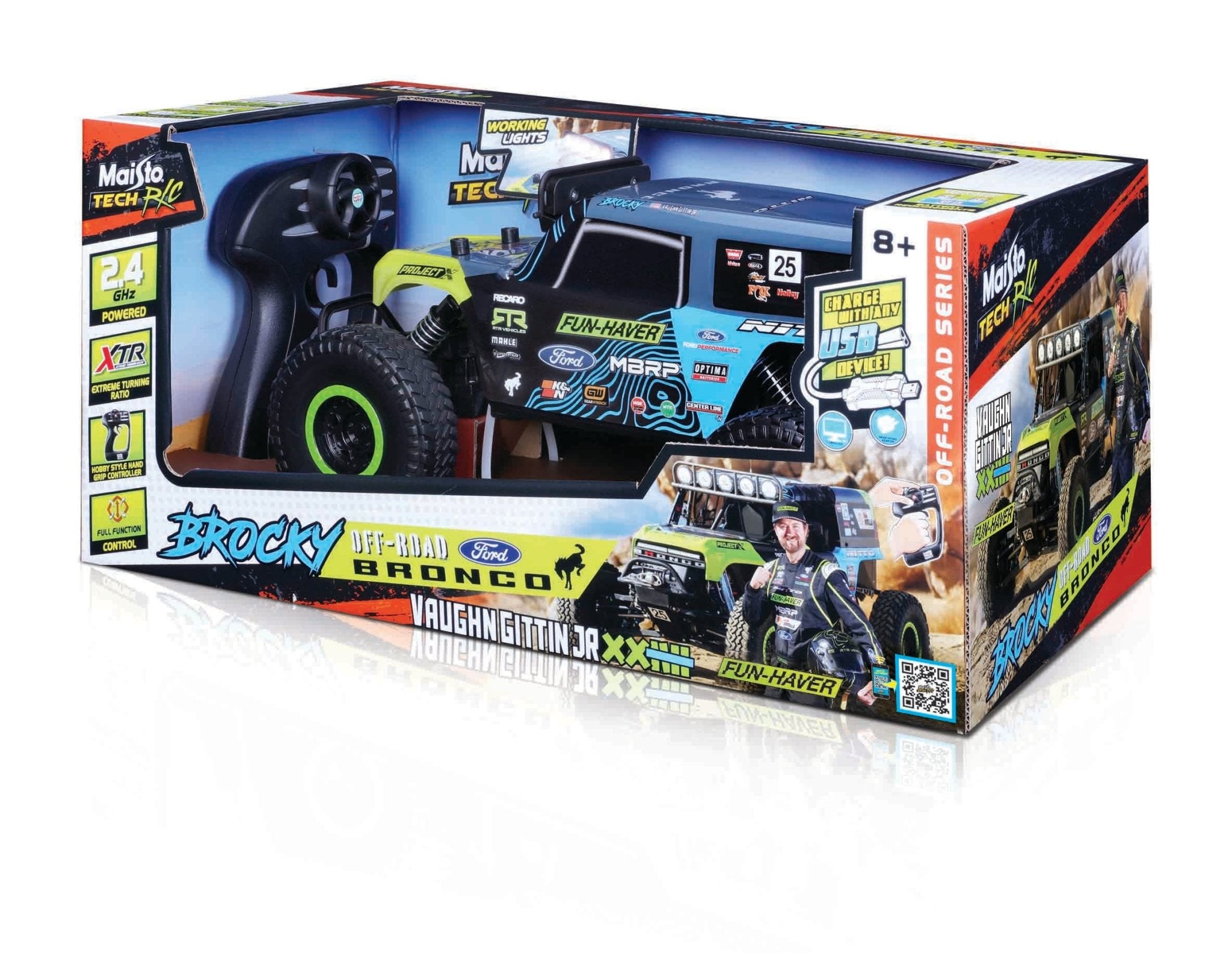 Maisto Tech RC Brocky Off-Road Ford Bronco Toy