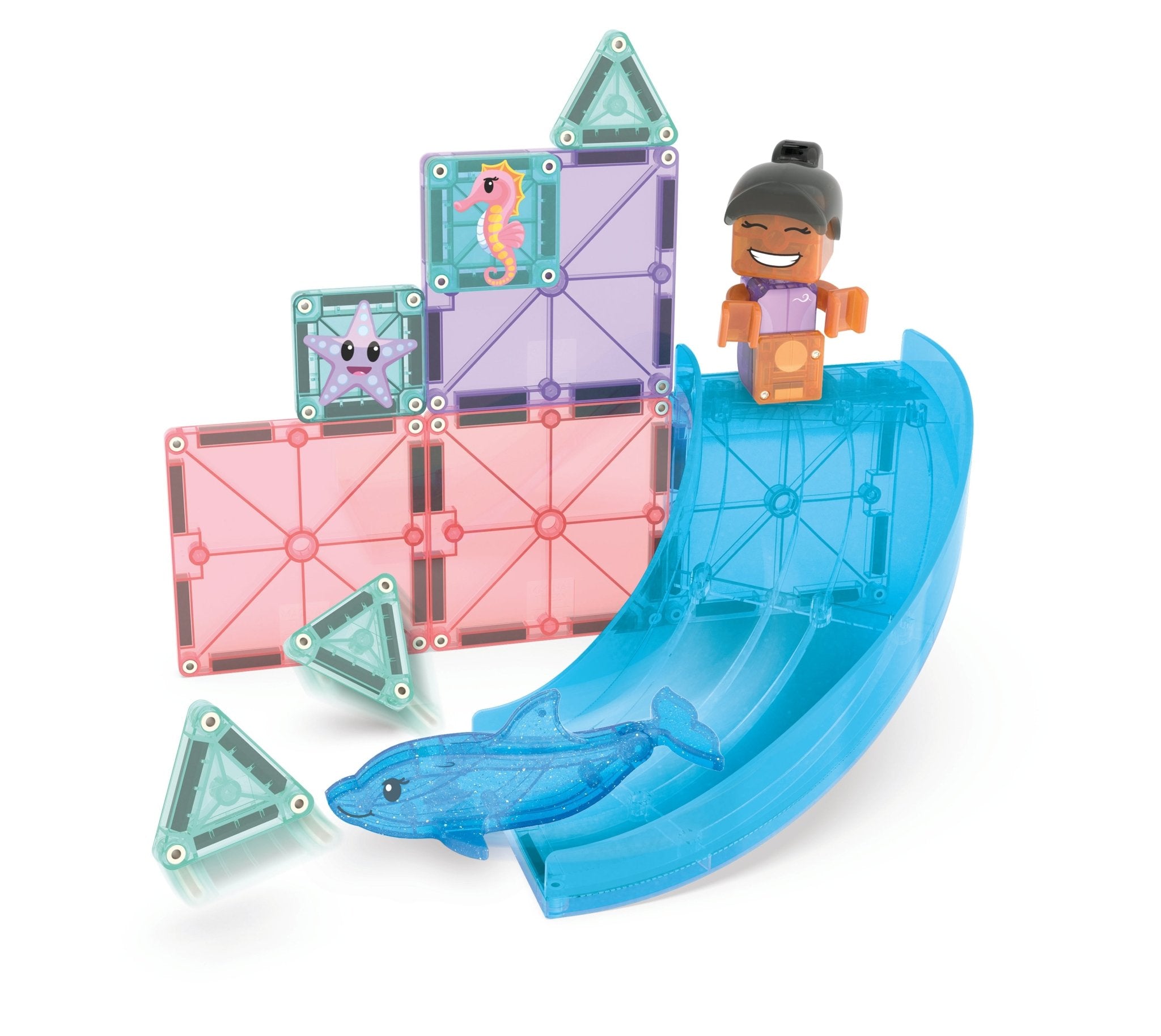 The Original MAGNA-TILES® Dolphin Bay 13-Piece Toy - Image 3