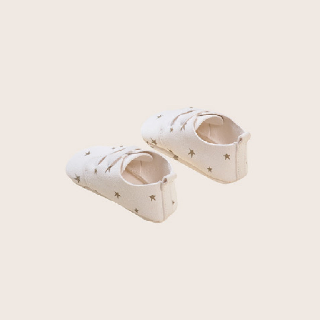 rise little earthling Leather Shoes BUHFW29 - Antique White / 3-6m - Image 3