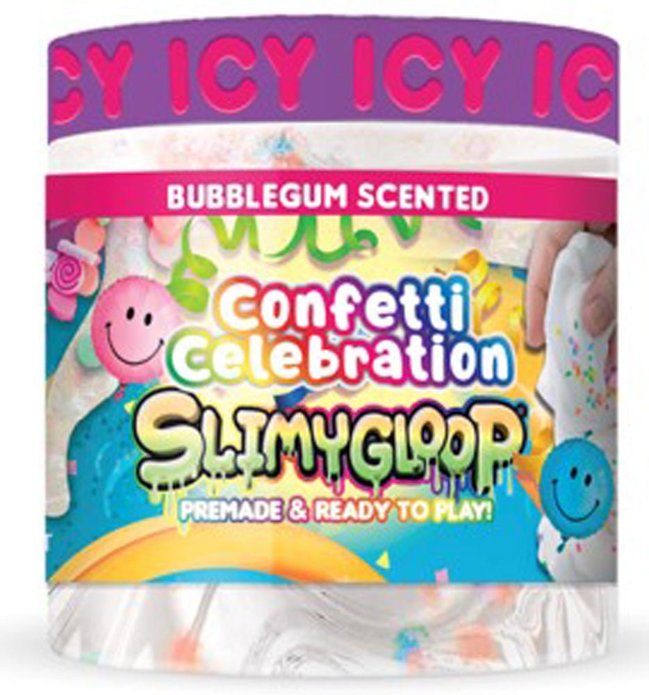 Slimygloop Confetti Celebration Jar