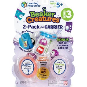 Learning Resources Beaker Creatures 2-Pack with Carrier Poster