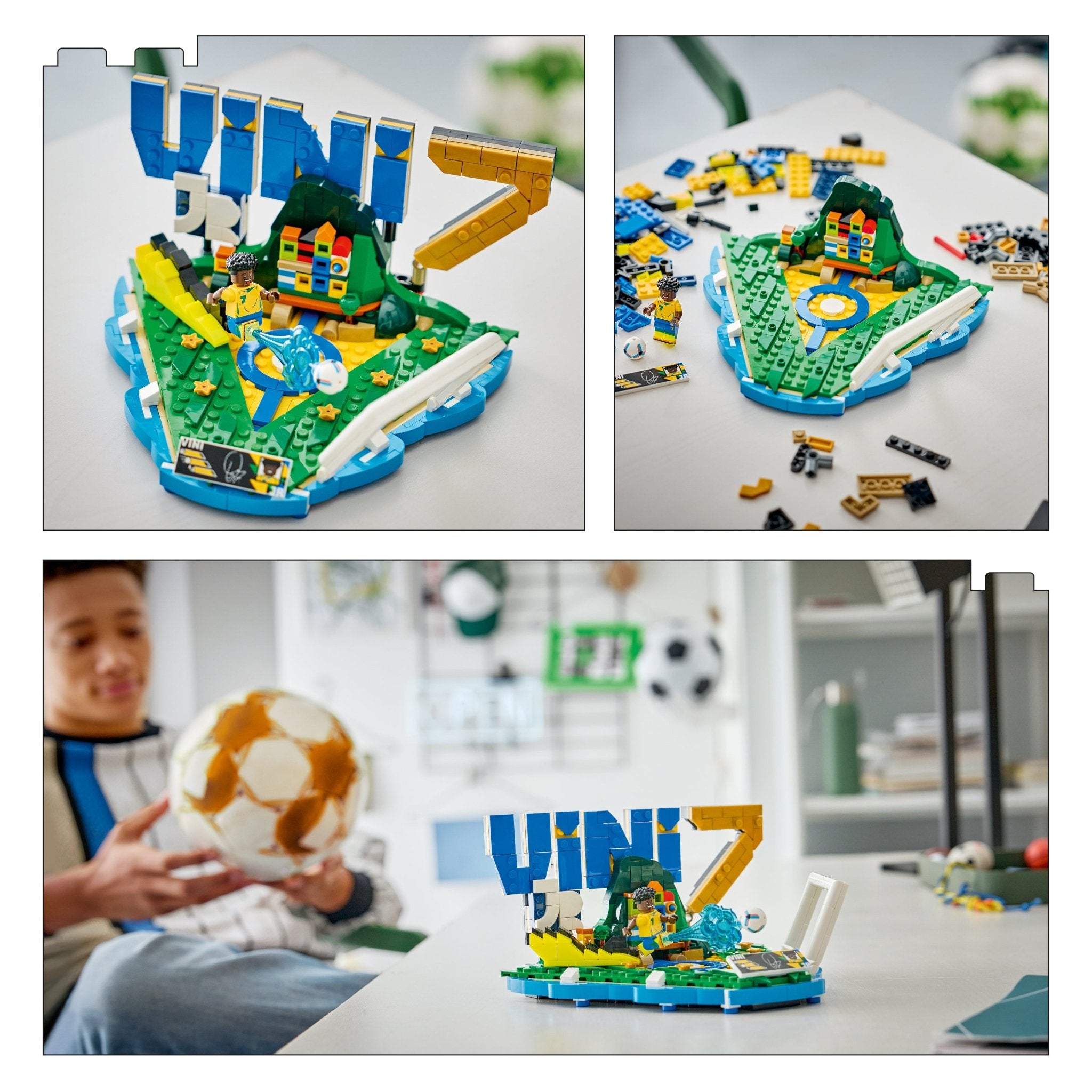 LEGO® Editions Vini Jr. – Soccer Highlights 43027 Toy - Image 3