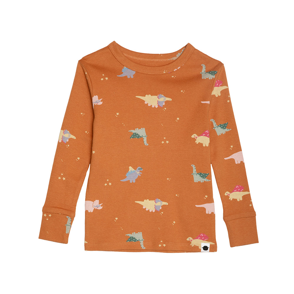 rise little earthling Long Sleeve 2 Piece Sleep Set TGFSL00 - Green Dino / 18-24M - Image 9